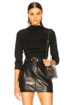 Rag & Bone/jean Doyle Funnel Neck In Black
