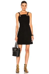 Rag & Bone Croft Suede Dress In Black