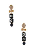 Dolce & Gabbana Cube Drop Earrings