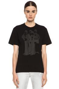The Beatles X Comme Des Garcons Band Cotton Tee In Black