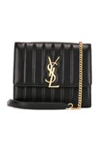 Saint Laurent Vicky Chain Wallet Bag In Black