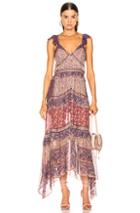 Sea Bella Bella Sleeveless Ruffle Dress In Floral,purple,pink