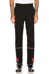 Calvin Klein 205w39nyc Red Bottom Trousers In Black