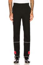 Calvin Klein 205w39nyc Red Bottom Trousers In Black