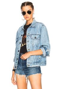 Icons Denim Trucker Jacket In Blue