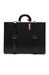 Thom Browne Attache Backpack In Black