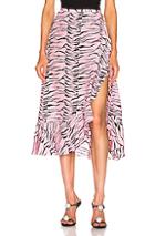 Rixo Gracie Skirt In Animal Print,pink