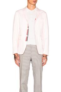Thom Browne Lightweight Twill Blazer In Pink