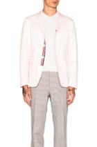 Thom Browne Lightweight Twill Blazer In Pink