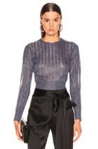 Michelle Mason Cropped Sweater In Black,gray
