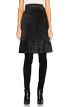Proenza Schouler Suede Skirt In Black