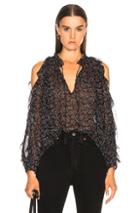 Ulla Johnson Dunia Blouse In Abstract,black