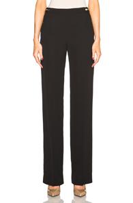 Maison Margiela Heavy Enver Satin Trousers In Black