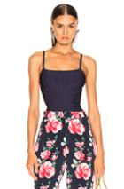 Fleur Du Mal Bandage Crop Top In Blue