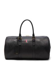 Thom Browne Deerskin Duffle Bag In Black