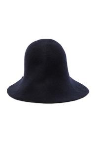 Engineered Garments Snap Felt Hat In Blue