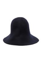 Engineered Garments Snap Felt Hat In Blue