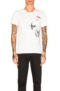 Alexander Mcqueen Printed Tee In White