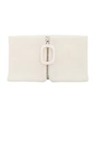 Jw Anderson Neckband With Zip Detail In White