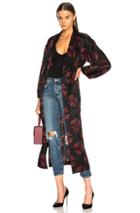 A.l.c. York Duster In Black,floral