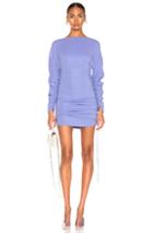 Mugler Long Sleeve Top In Purple