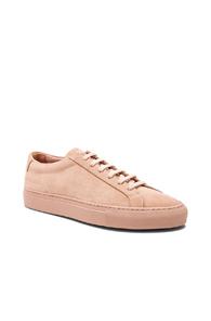 Common Projects Original Suede Achilles Low In Pink