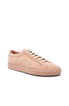Common Projects Original Suede Achilles Low In Pink