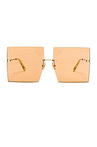 Jacquemus Riviera Sunglasses In Orange