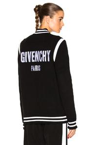 Givenchy Logo Bomber Jacket In Black