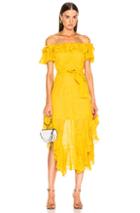 Marissa Webb Sofia Embroidered Dress In Yellow