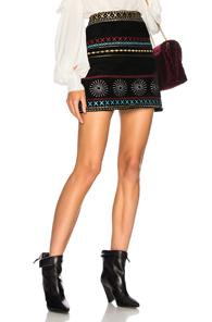 Dodo Bar Or Liya Skirt In Abstract,black