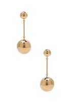 Jw Anderson Spheres Drop Earrings In Metallics