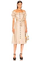 Marissa Webb Charlize Canvas Dress In Neutral