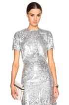 Nina Ricci Sequin Top In Metallics