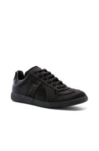 Maison Margiela Replica Low Top Sneakers In Black