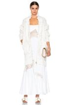 Stella Mccartney Broderie Anglaise Bomber Jacket In White