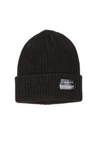 Yohji Yamamoto Rib Knit Cap In Black
