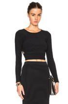 Jonathan Simkhai Angle Cut Out Top In Black