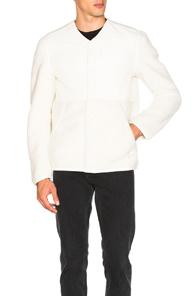 Adidas By Wings + Horns Faux Shearling Jacket In White