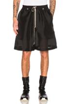 Rick Owens Faun Jumbo Shorts In Black