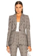 Altuzarra Acacia Blazer In Black,floral,checkered & Plaid