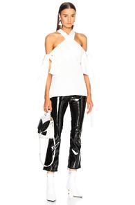 Ellery Merthiolate Halter Neck Top In Neutrals,white