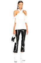 Ellery Merthiolate Halter Neck Top In Neutrals,white