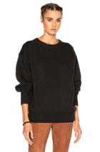 Isabel Marant Etoile Benton Double Regular Sweater In Black,gray