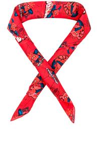 Vetements Silk Scarf In Red