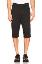 Junya Watanabe Cotton Polyester Twill Shorts In Black