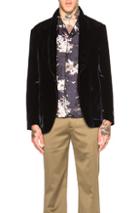 Marc Jacobs Hammered Velvet Jacket In Blue