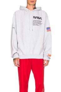 Heron Preston Nasa Hoodie In Gray