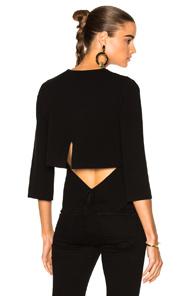 Soyer Cafe Crew Neck Top In Black