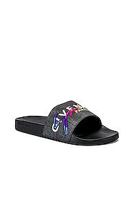 Givenchy Flat Sandal Slide In Black